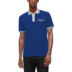 Men's Polo Shirt with Front Notch Pocket