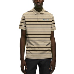 Striped Men's Single Jersey Polo Shirts