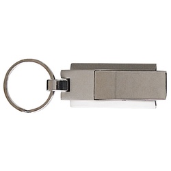 Rectangle Metal Flash Disk With Chrome Casing REF 0652