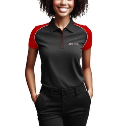 Ladies V- Neck Polo Shirts