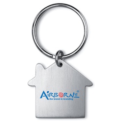 Metal keyholder with house