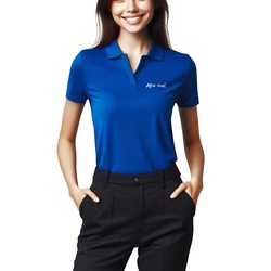 Ladies V Neck Normal Lacoste Polo Shirts