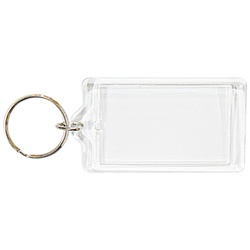 Acrylic Rectangular Keyrings