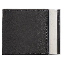 Steel Card Holder With Leather Case REF 1101 