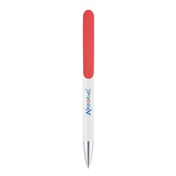 Tenby Plastic Pen with SIlver Tip