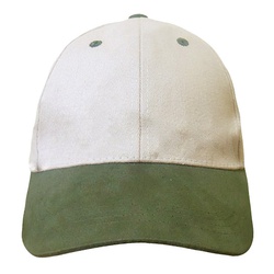 Suede Peak Cotton Caps