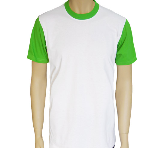Contrast Round Neck Long Sleeve T-Shirt